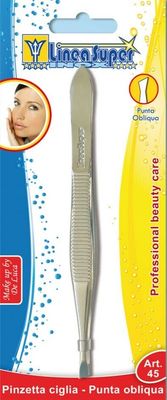 PINZETTA X CIGLIA PUNTA OBLIQUA