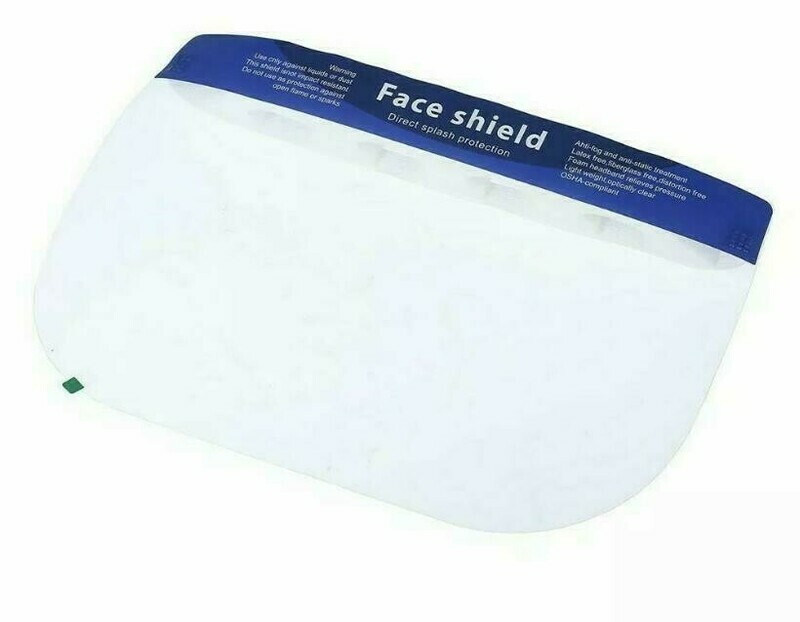 VISIERA PROTETTIVA PLASTIFICATA 32X22 CM