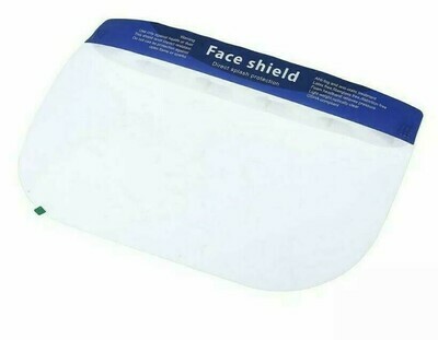 VISIERA PROTETTIVA PLASTIFICATA 32X22 CM