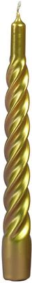 CANDELA 22X240MM METAL. ORO TORTIGLIONE