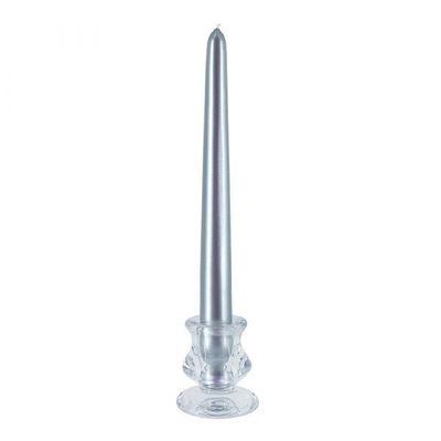 CANDELA 22X240MM ARGENTO METAL