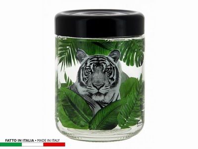 BARATTOLO VETRO DEC. JUNGLA TIGRE