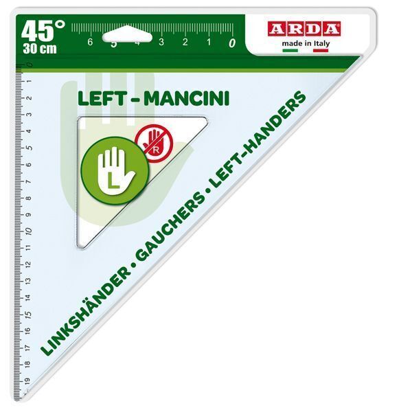 SQUADRA PER MANCINI 30CM 45 GRADI