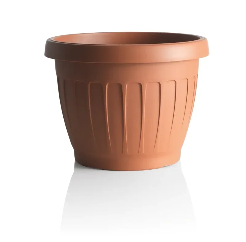 VASO FIORI COTTO BAMA CM 35
