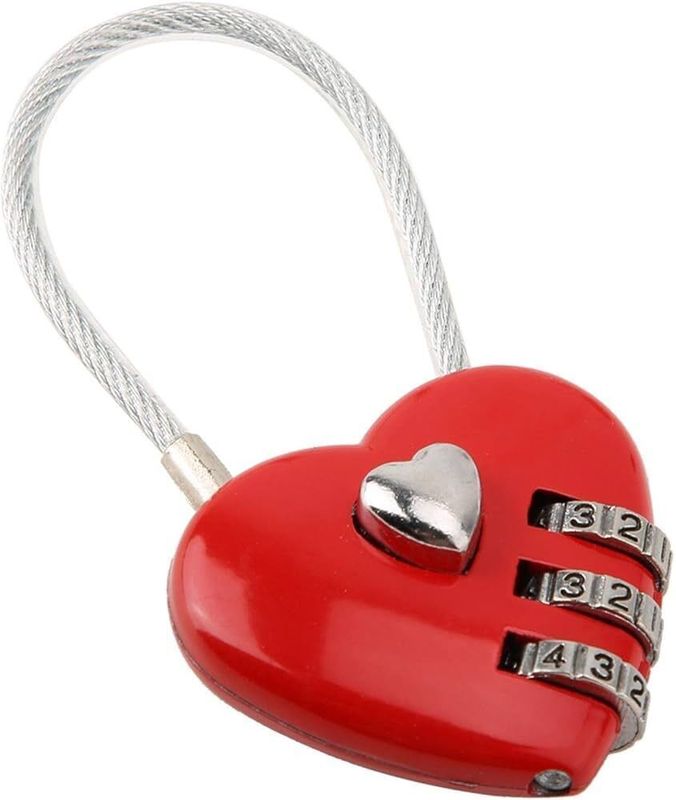 LUCCHETTO A COMBINAZIONE CUORE