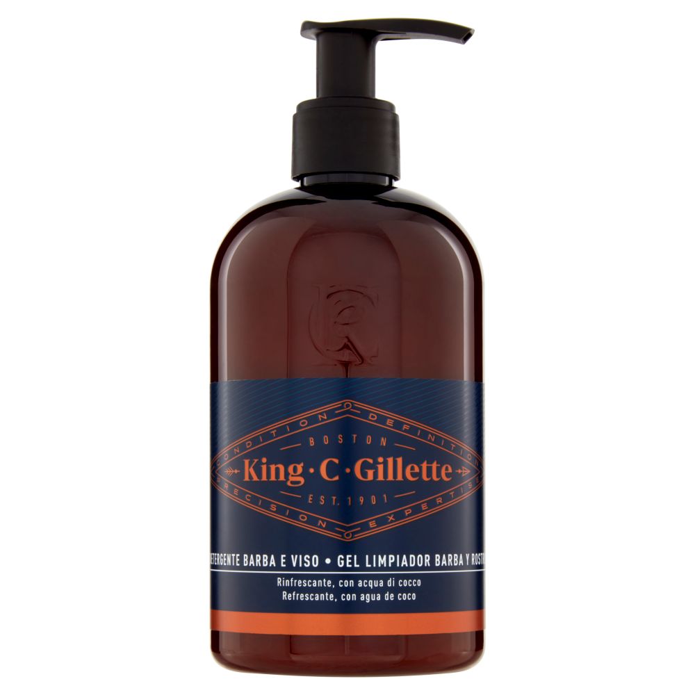 GILLETTE KING DETER.BARBA 350 ML