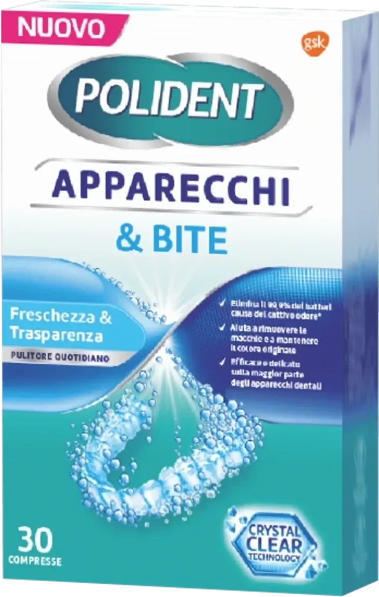 POLIDENT COMPR. X30 APPARECCHI E BITE