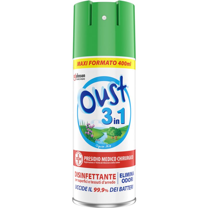 OUST DEO SPRAY 3IN1 400ML OPEN AIR