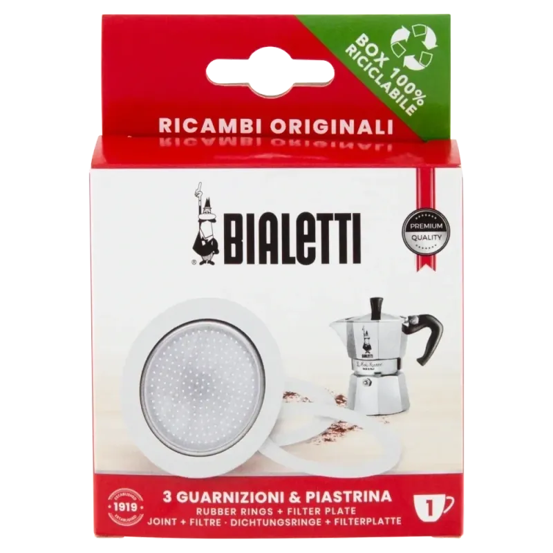BIALETTI GUARNIZIONI 3PZ+PIASTRINA TZ1