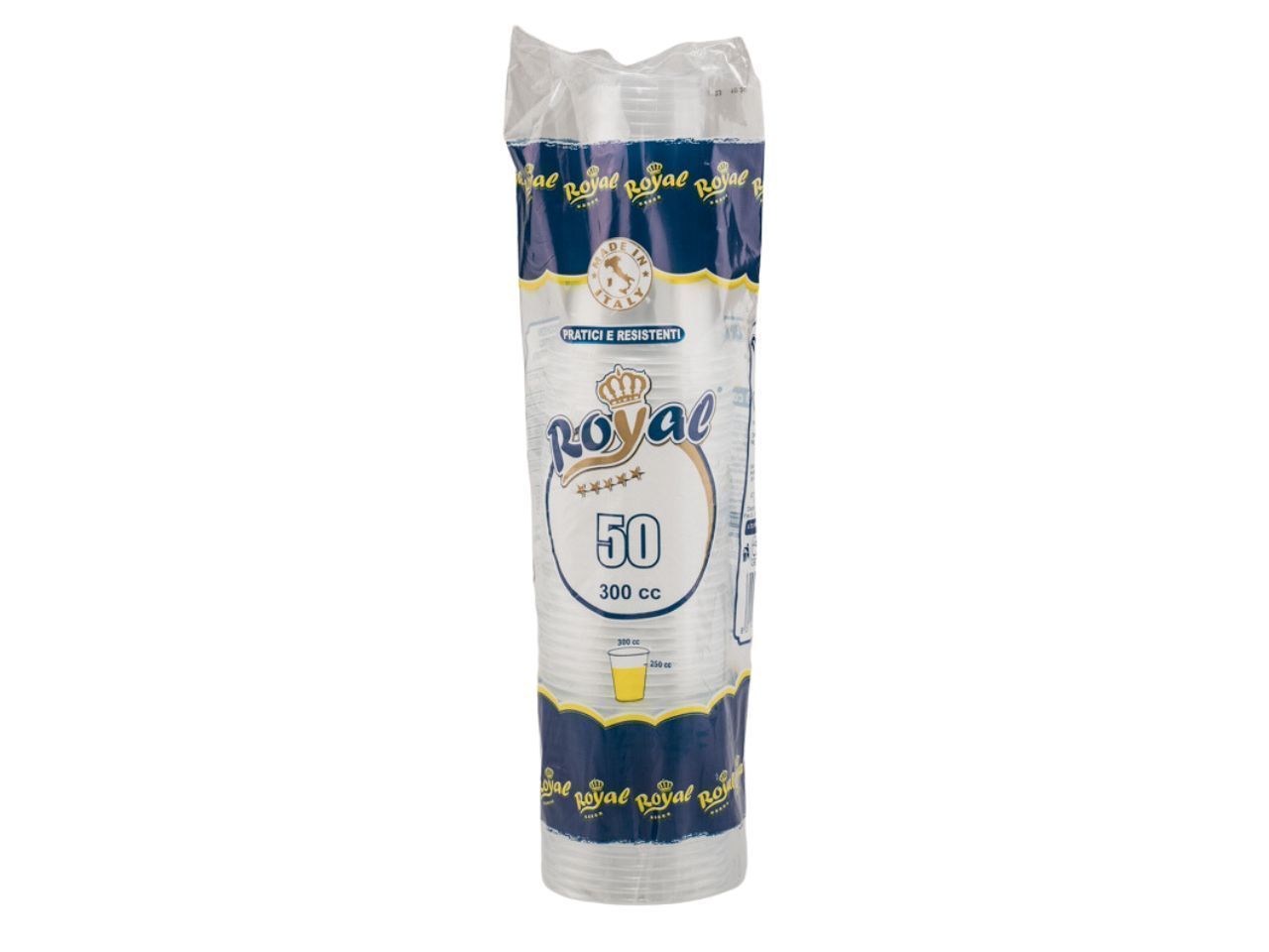 BICCHIERI TRASPARENTI 300CC 50PZ