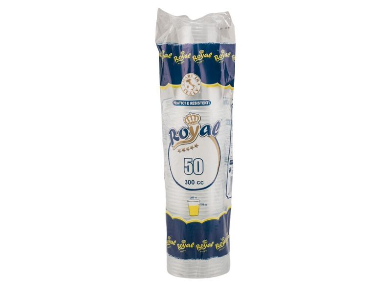 BICCHIERI TRASPARENTI 300CC 50PZ