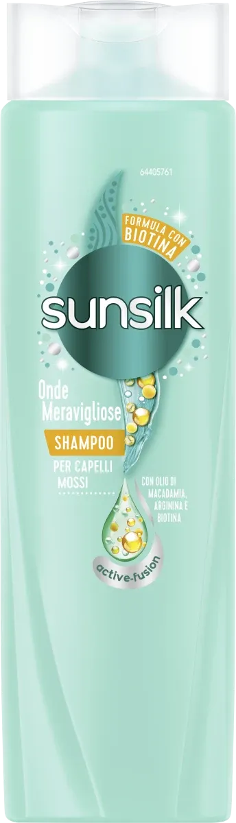 SUNSILK SHAMPOO 250ML NEW WAVES ONDE