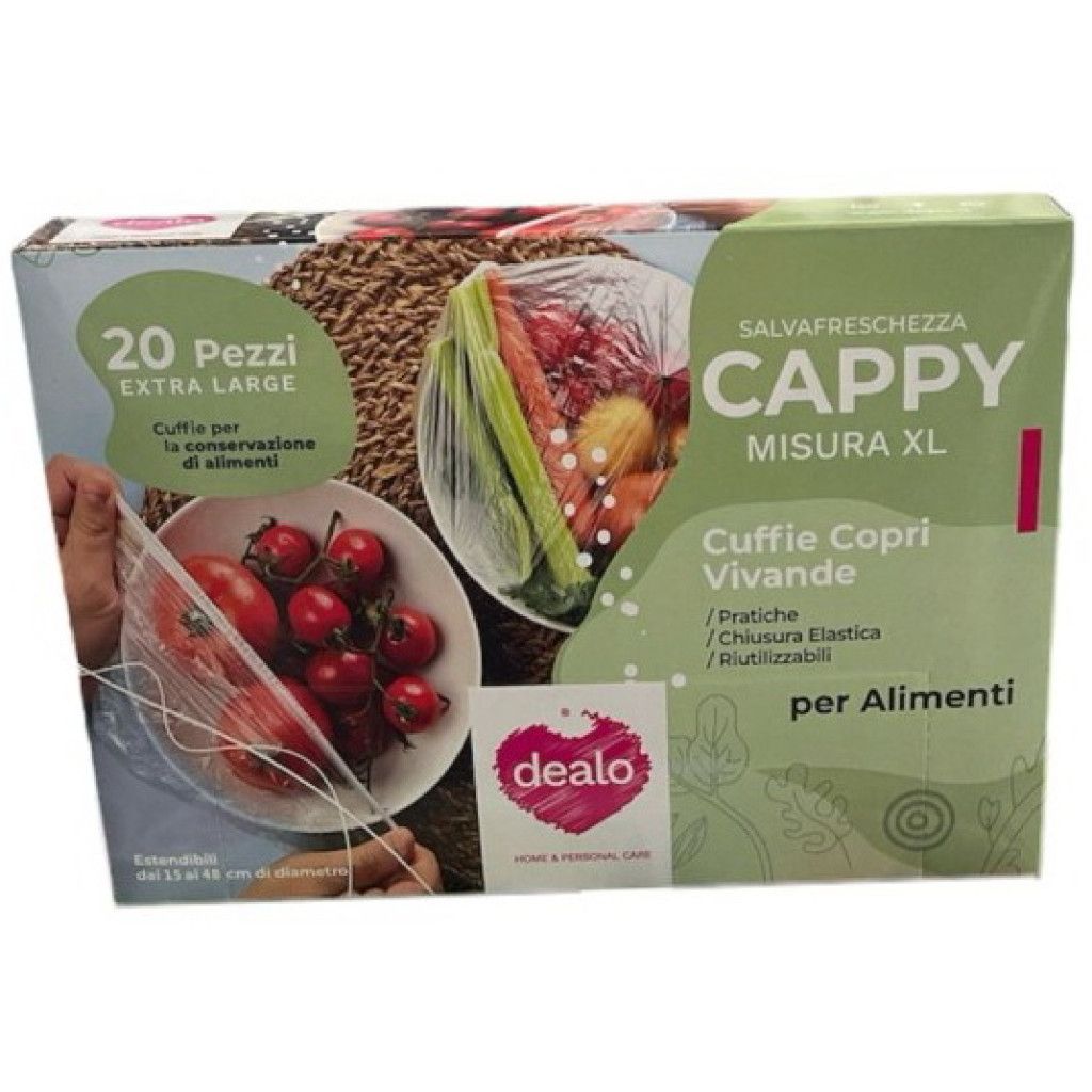 DEALO CUFFIE CAPPY COPRIVIVANDE 20PZ XL