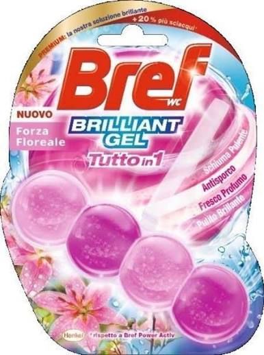 BREF WC BRILLIANT GEL TUTTO IN 1 FLOREAL
