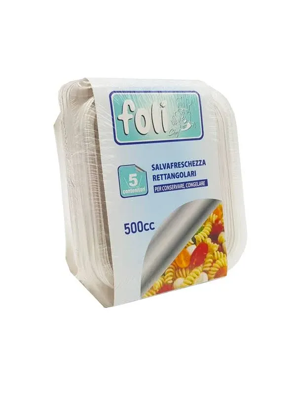 FOLI'CONT.PACK SALVAFRESC.500CC 5PZ RETT