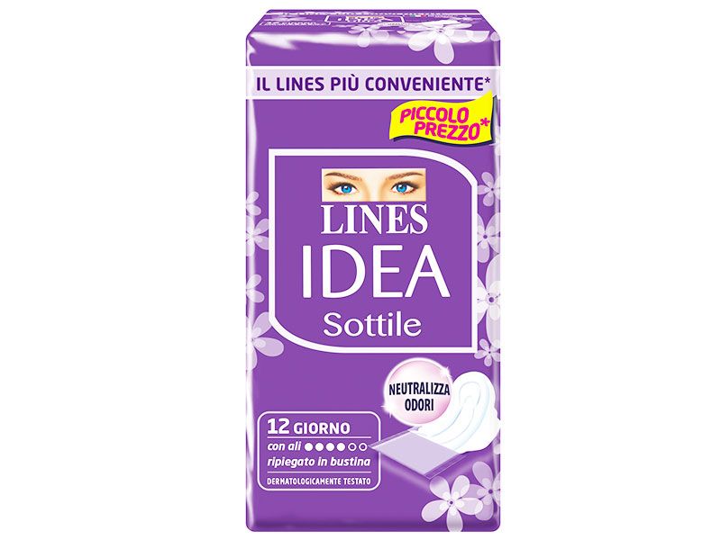 LINES IDEA SOTTILE ALI 12PZ RIPIEGATO