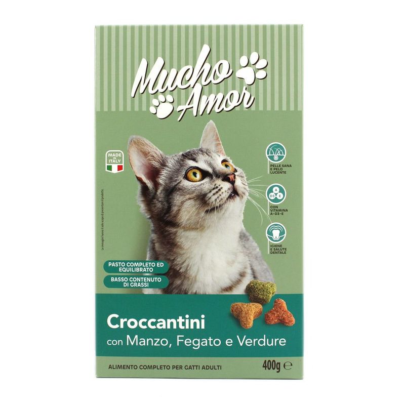 MUCHOAMOR GATTO CROCC. 400GR MA,FE,VER