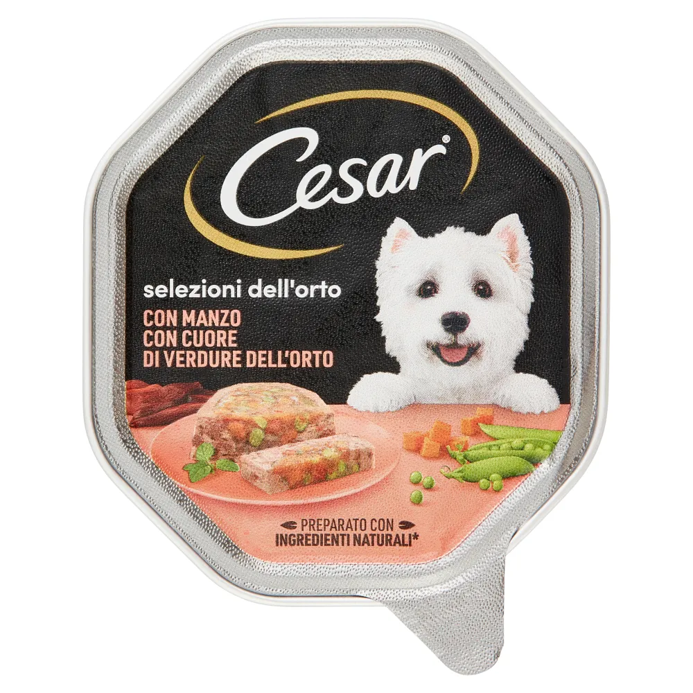 CESAR CANE CUORE DI VERDURE GR 150 MANZO