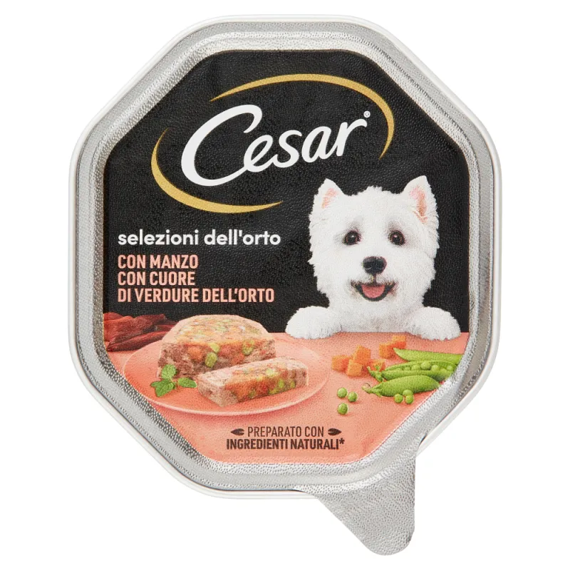 CESAR CANE CUORE DI VERDURE GR 150 MANZO