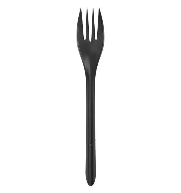 FORCHETTE RIUTILIZZABILI 30PZ NERO