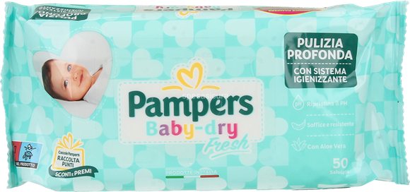 PAMPERS BABY FRESH SALVIETTE X50