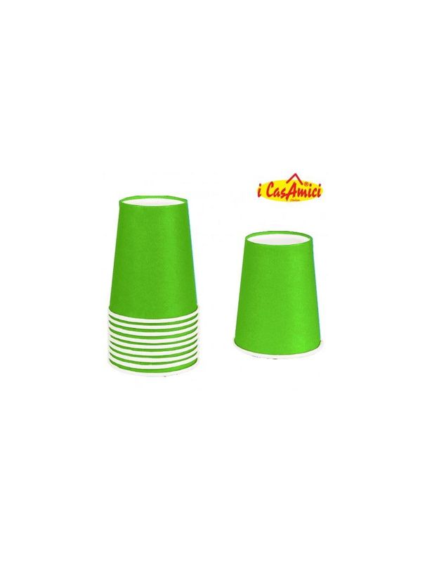 BICCHIERI CARTA 50PZ 180CC VERDE