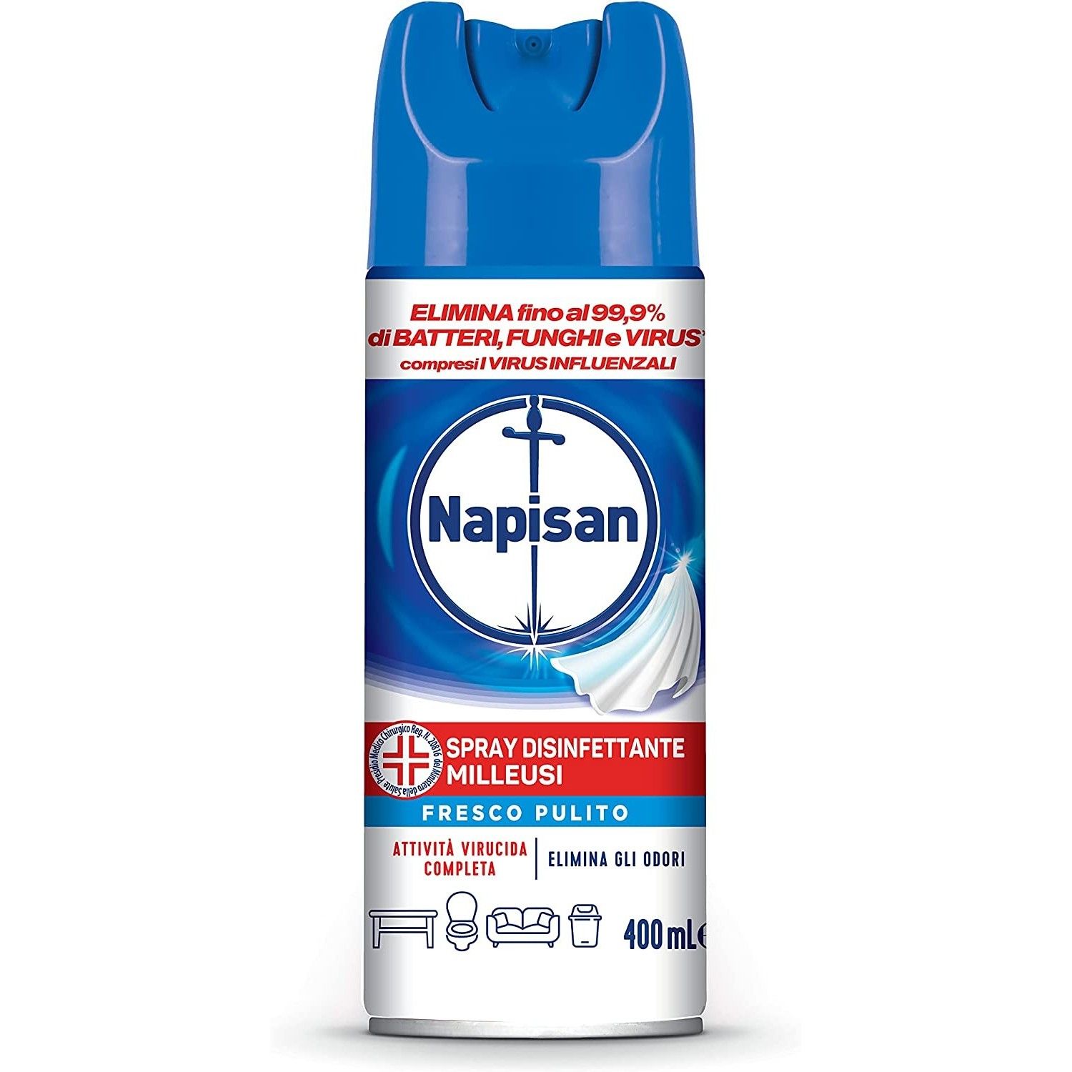 NAPISAN DISINF. SPRAY 400ML FRESCO PULIT