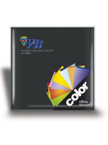 VIT TOVAGLIOLI 33*33 40PZ NERO
