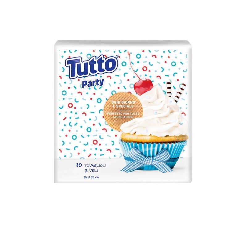 TUTTO TOVAGLIOLI PARTY 38X38 2 VELI