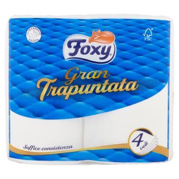 FOXY IGIENICA 4 ROTOLI GRAN TRAPUNTATA