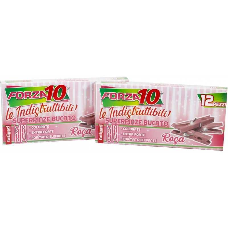FATIGATI PINZE PLAST.12PZ ROSA