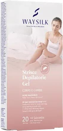WAYSILK DEPIL.20 STRISCE GEL CORPOeGAMBE