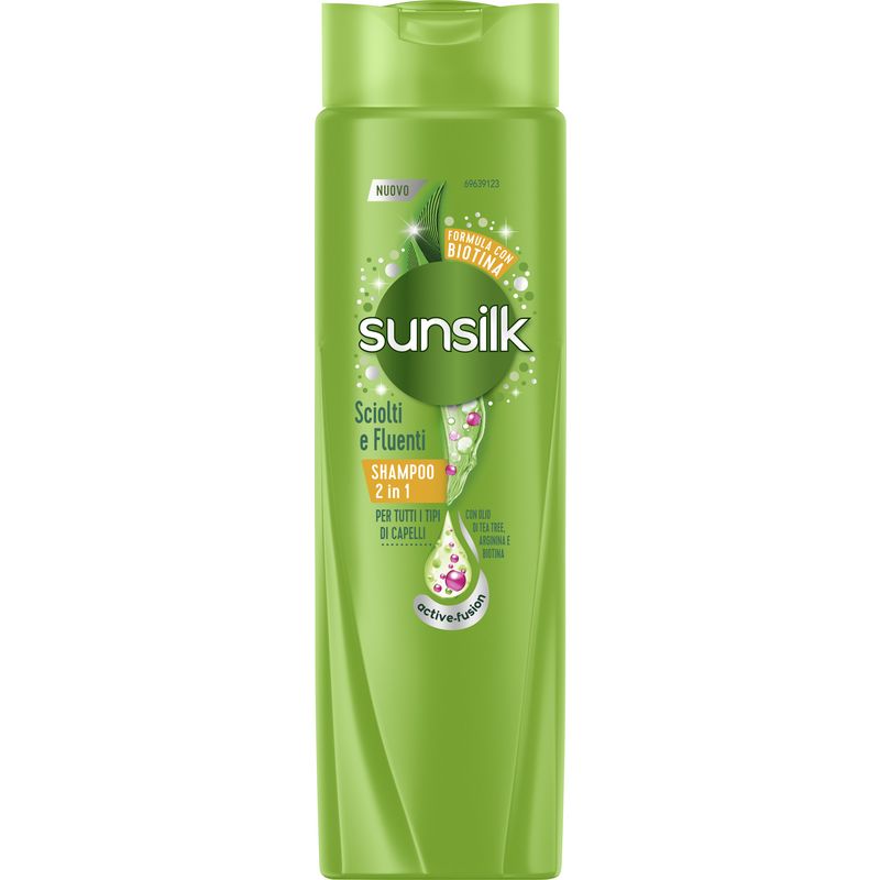 SUNSILK SHAMPOO 2in1 SCIOLTI FLUE.250 ML