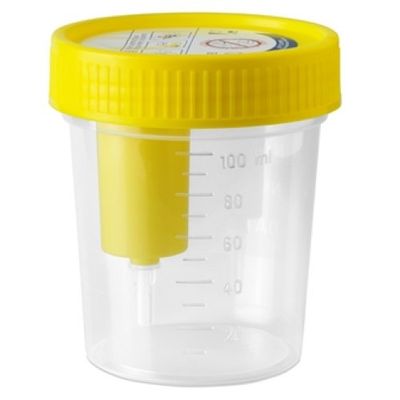 CONTENITORE URINE C/PROVETTA 120ML