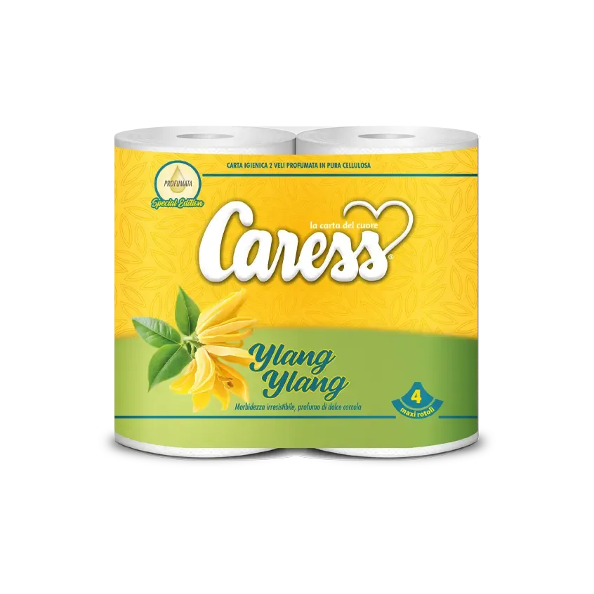 CARESS CARTA IGIENICA 4R YLANG YLANG