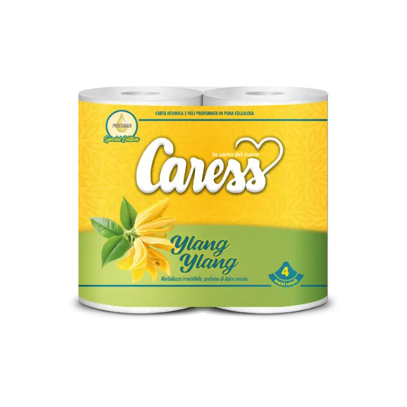 CARESS CARTA IGIENICA 4R YLANG YLANG