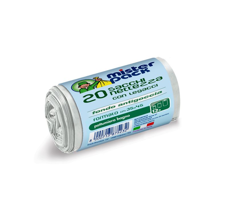 SACCHI NETTEZZA 35X45 BAGNO 20PZQ
