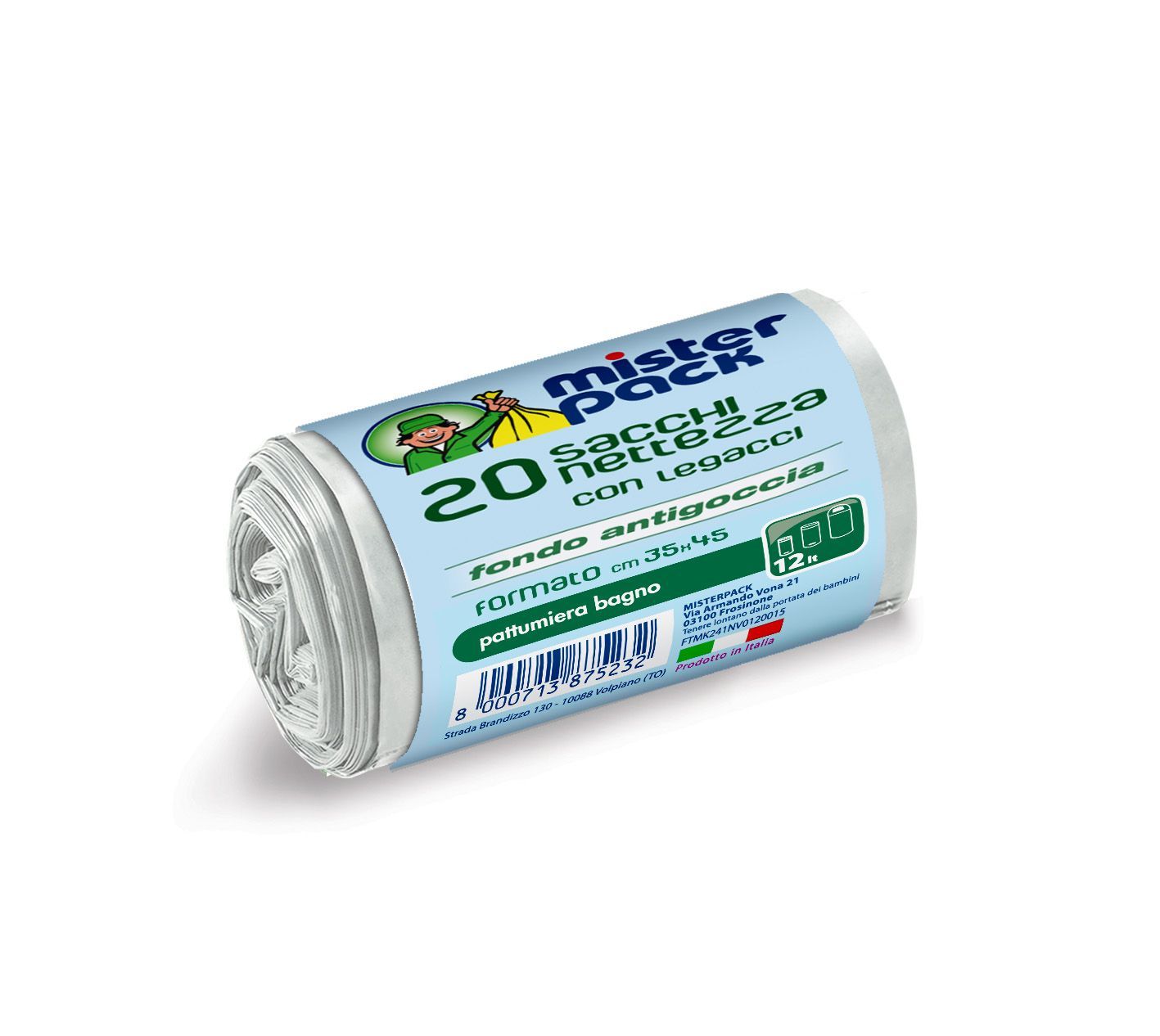 SACCHI NETTEZZA 35X45 BAGNO 20PZQ