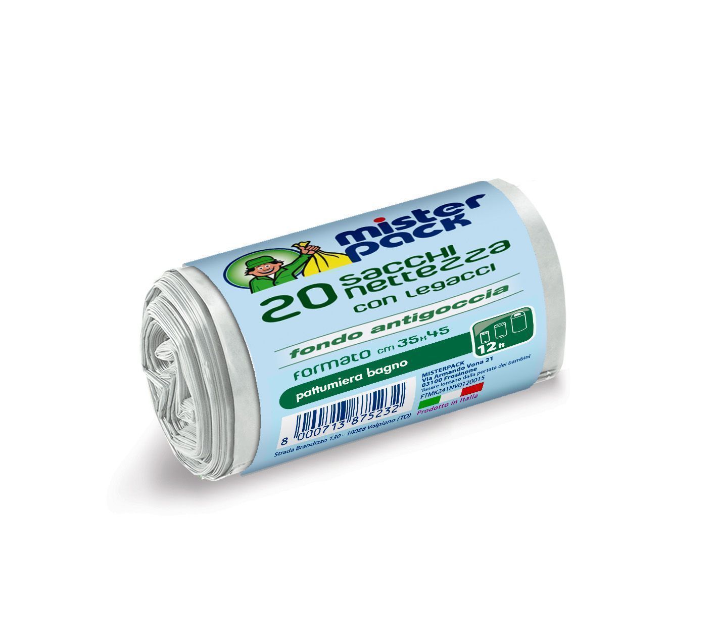 SACCHI NETTEZZA 35X45 BAGNO 20PZQ