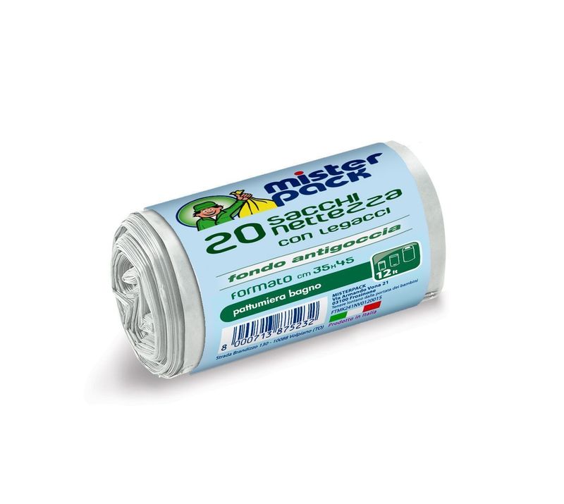 SACCHI NETTEZZA 35X45 BAGNO 20PZQ