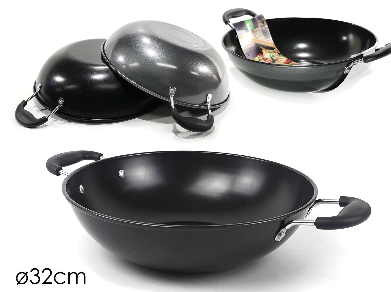 WOK CM 32 MANICO LUNGO
