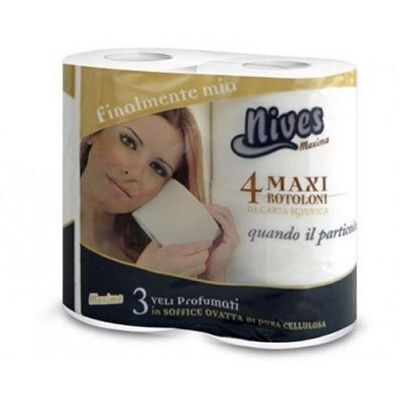 NIVES IGIENICA 4 ROTOLI 3 VELI ORO
