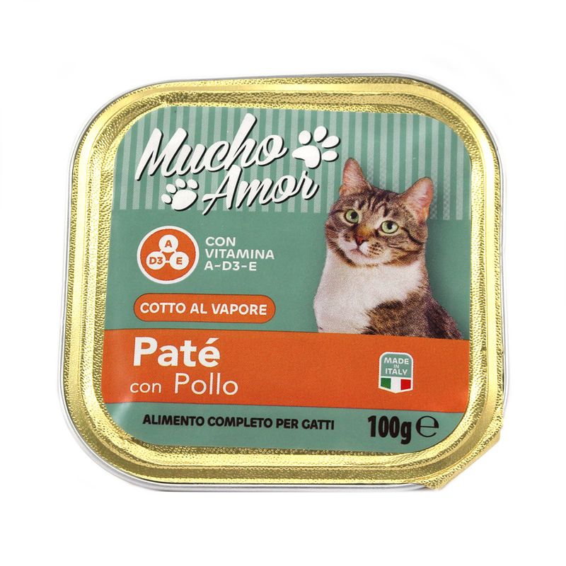 MUCHOAMOR GATTO PATE'100GR POLLO