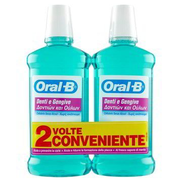 ORAL B COLLUTORIO 500ML X2 DENTI E GENGIVE