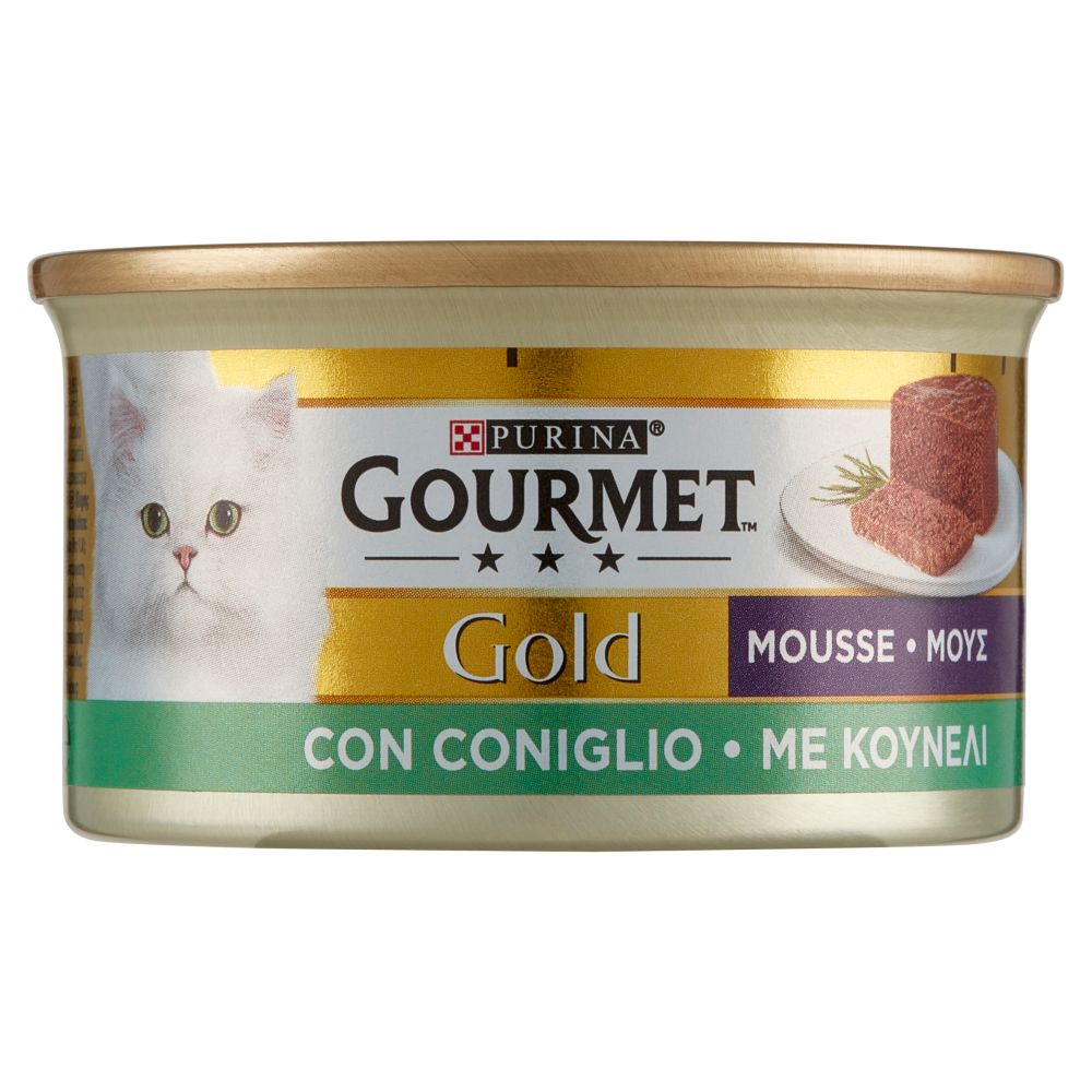 GOURMET GOLD MOUSSE 85GR CONIGLIO