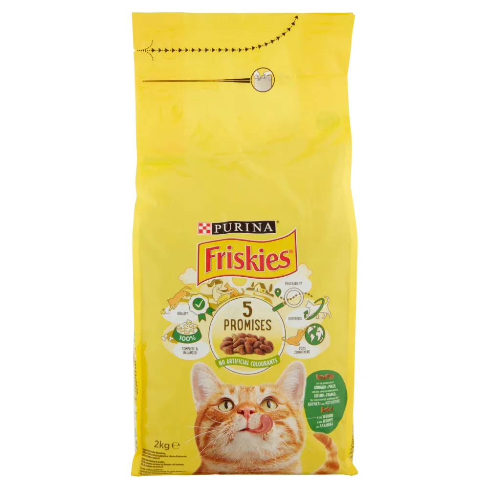 FRISKIES GATTO CROCC. CONIGLIO,POLLO 2KG
