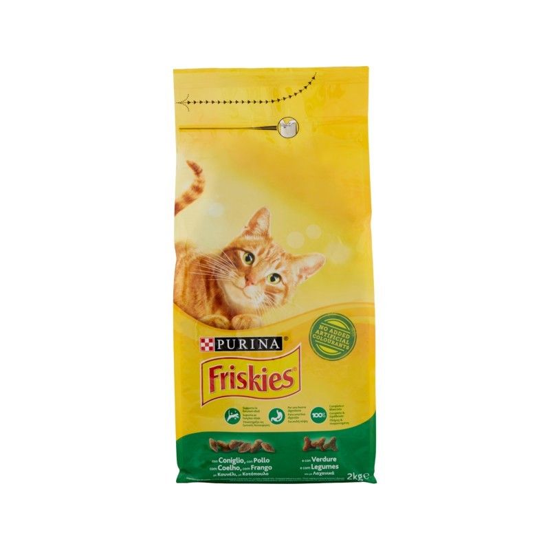 FRISKIES GATTO CROCC. CONIGLIO,POLLO 2KG