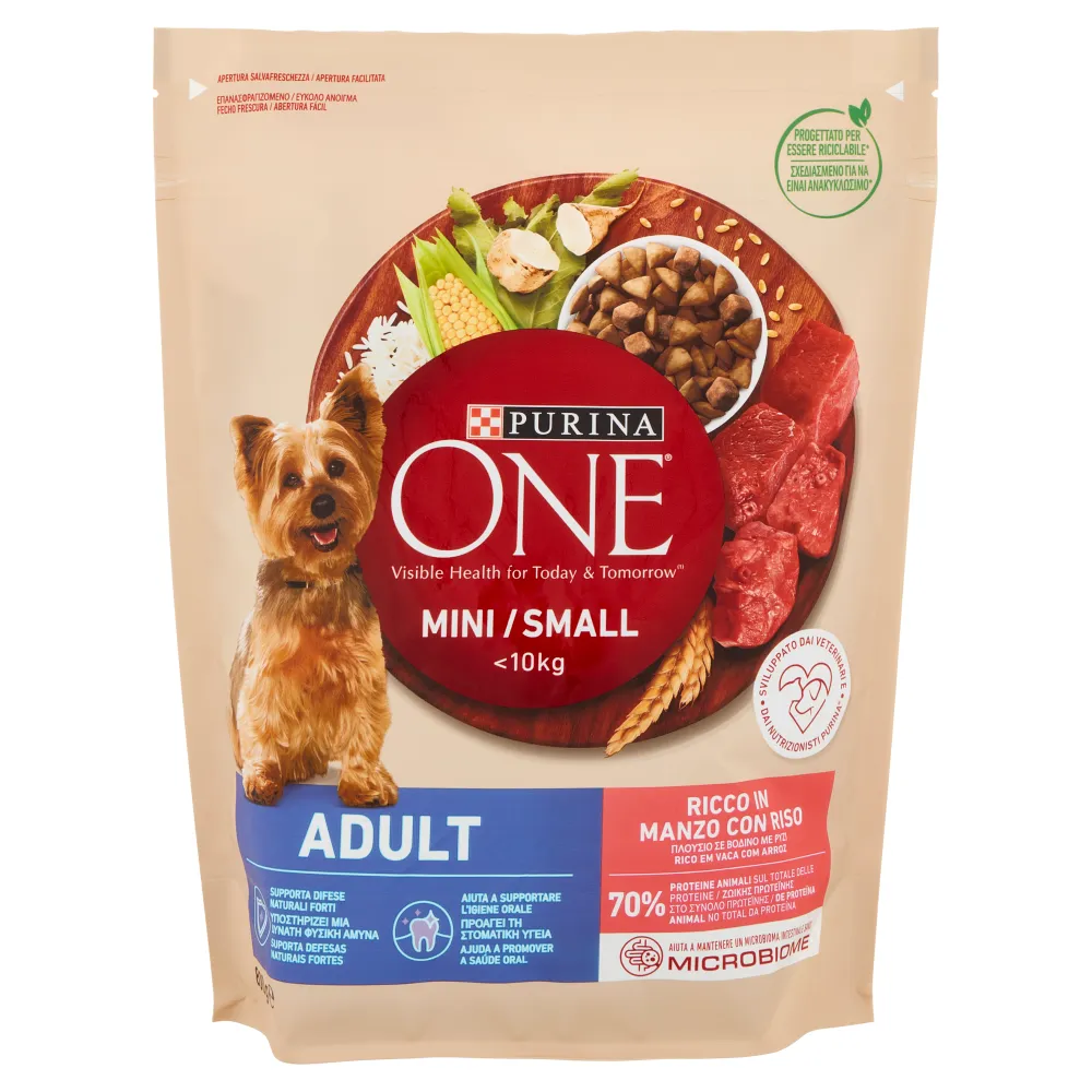 ONE DOG 800GR ADULT MANZO/RISO