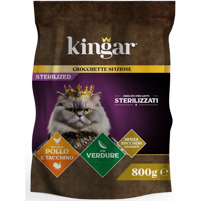 KINGAR CAT BUS.SEC.800gr STER.POL.TAC.VE