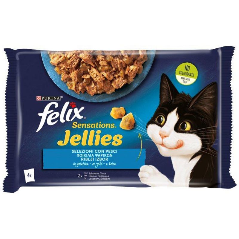 FELIX JELLIES SALMONE TROTA 4X85GR